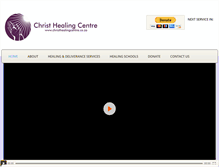 Tablet Screenshot of healingministry.co.za